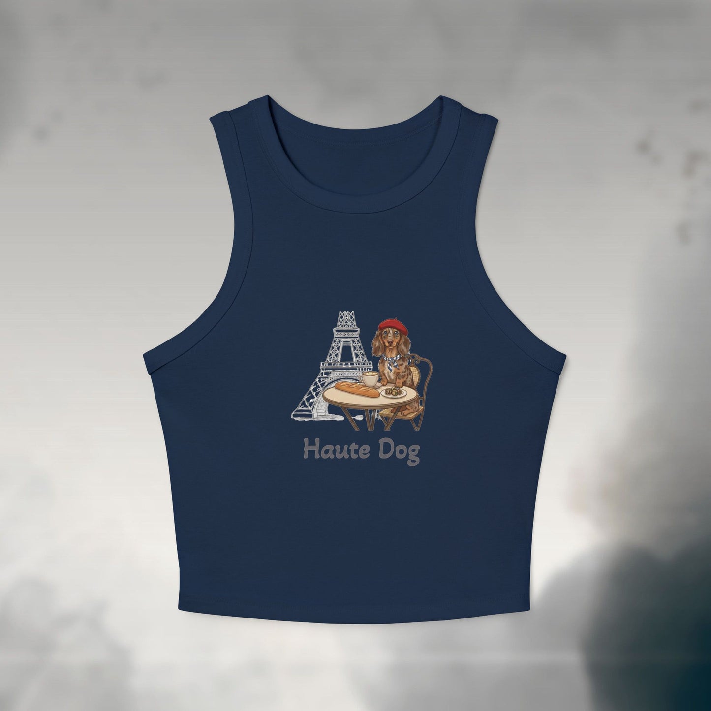 Haute Dog Women's Micro Rib Tank Top