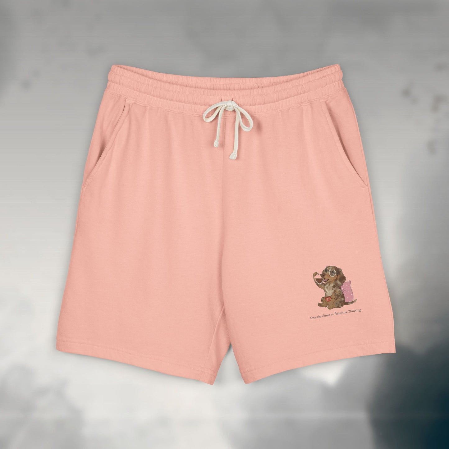 Unisex Garment-Dyed Lightweight Fleece Sweat Shorts