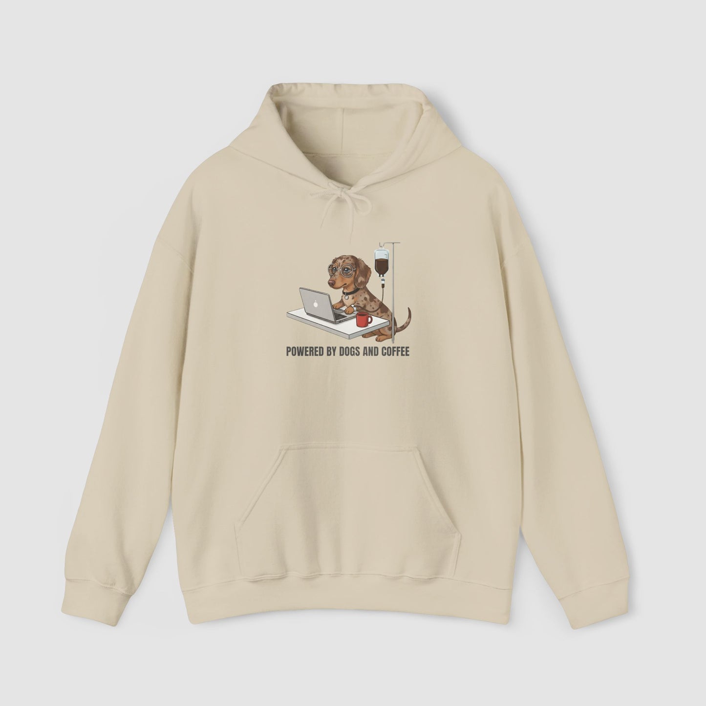 Powered By Dogs & Coffee | Unisex Hoodie