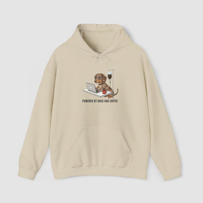 Powered By Dogs & Coffee | Unisex Hoodie