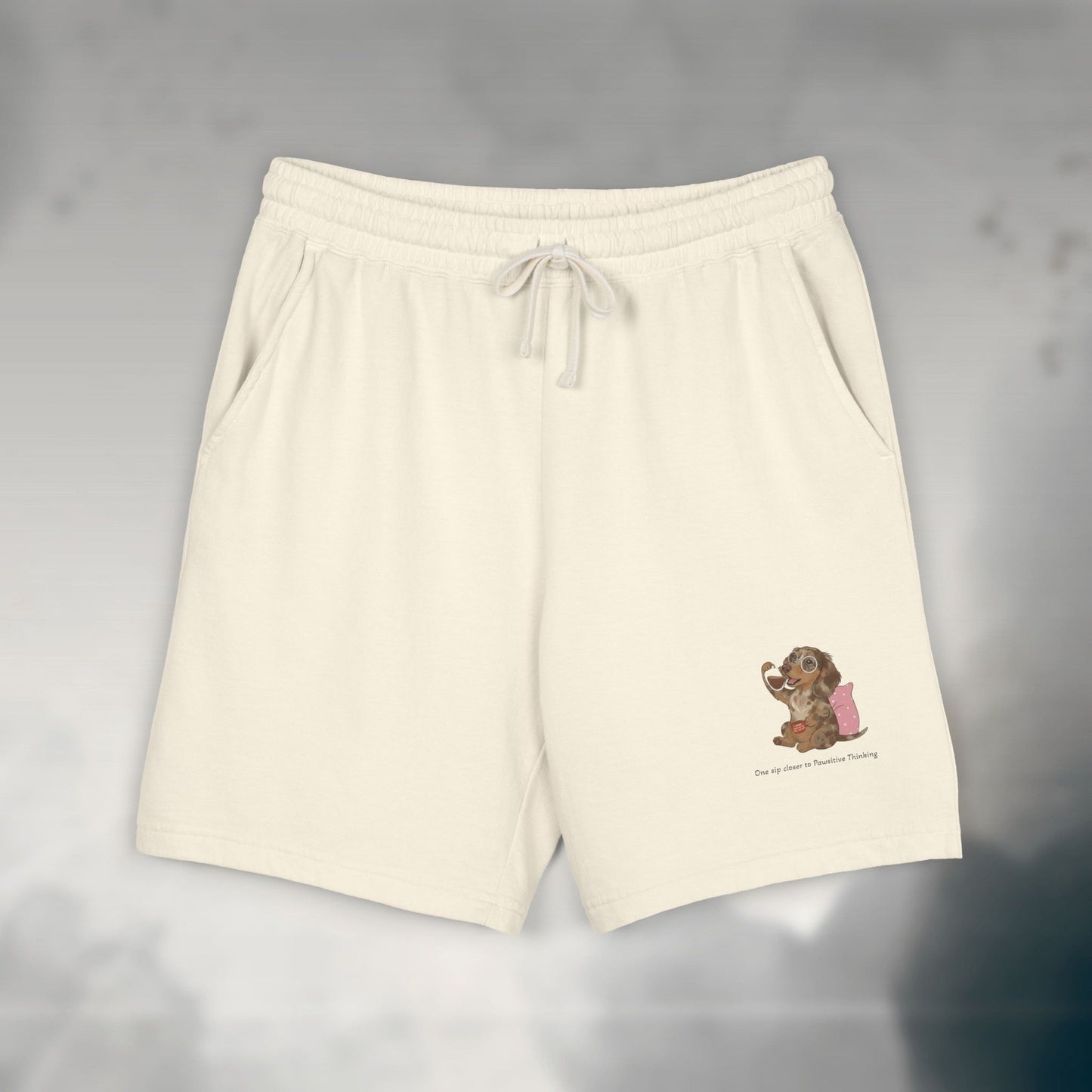 Unisex Garment-Dyed Lightweight Fleece Sweat Shorts