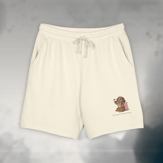 Unisex Garment-Dyed Lightweight Fleece Sweat Shorts