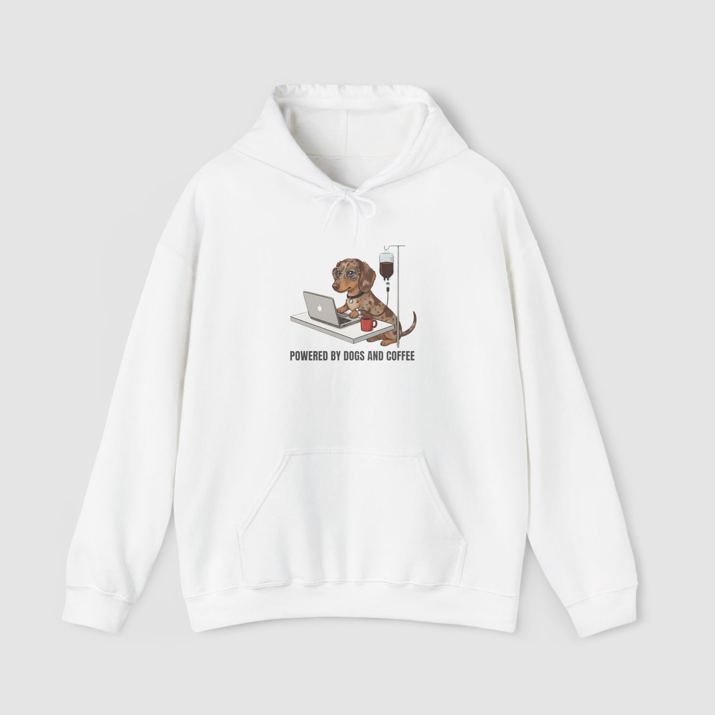 Powered By Dogs & Coffee | Unisex Hoodie
