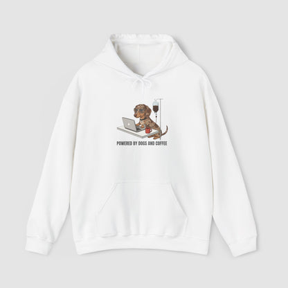 Powered By Dogs & Coffee | Unisex Hoodie