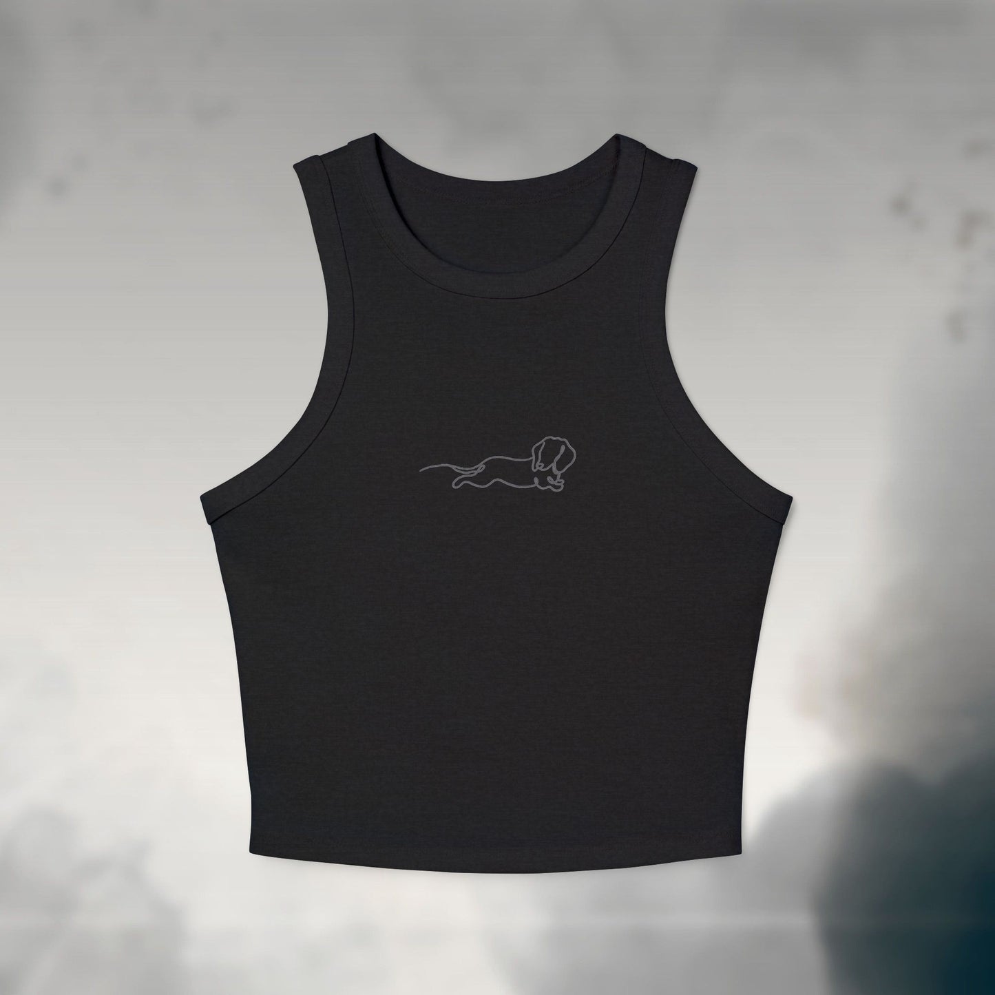 Signature Sketch Women's Micro Rib Tank Top