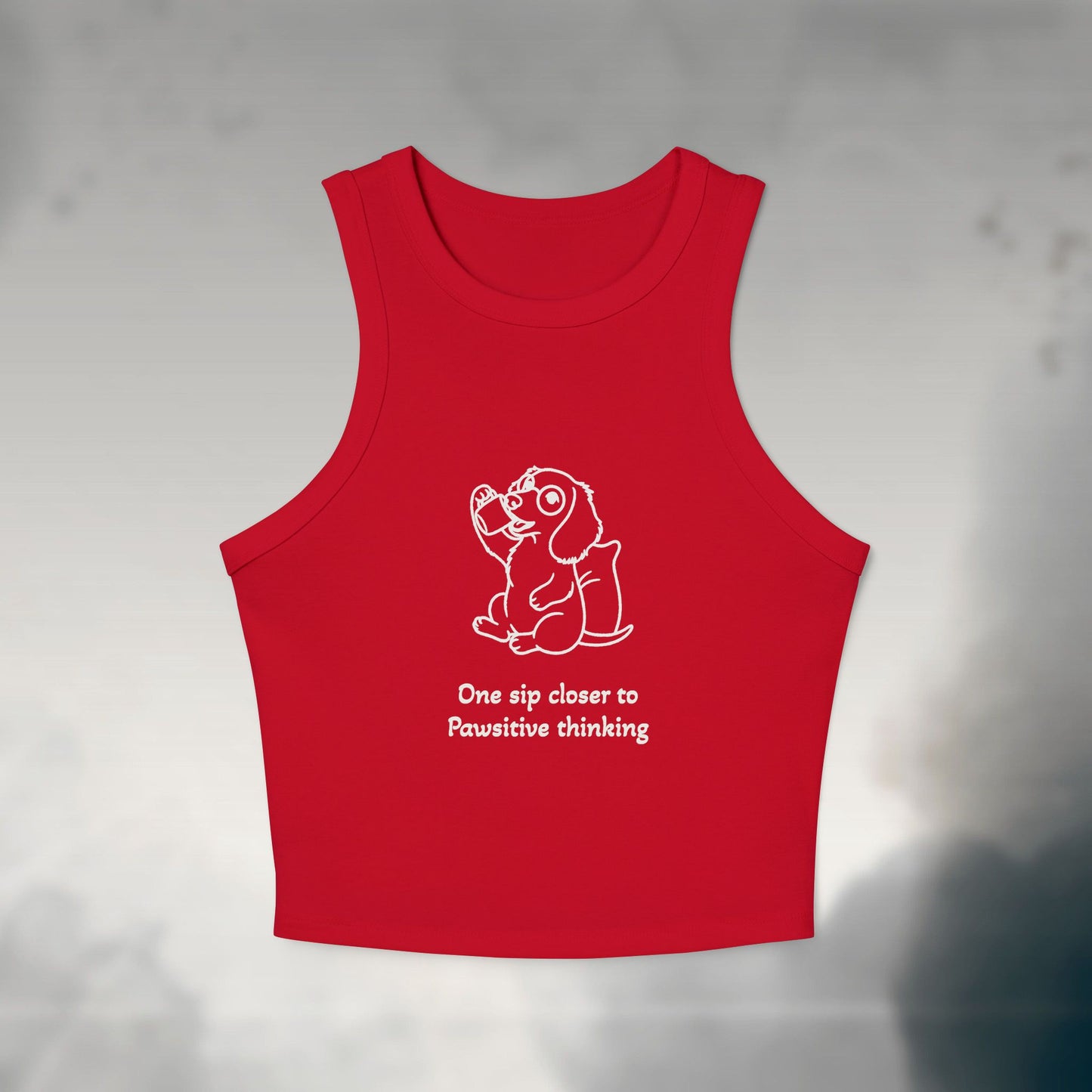 One Sip Closer Women's Micro Rib Tank Top
