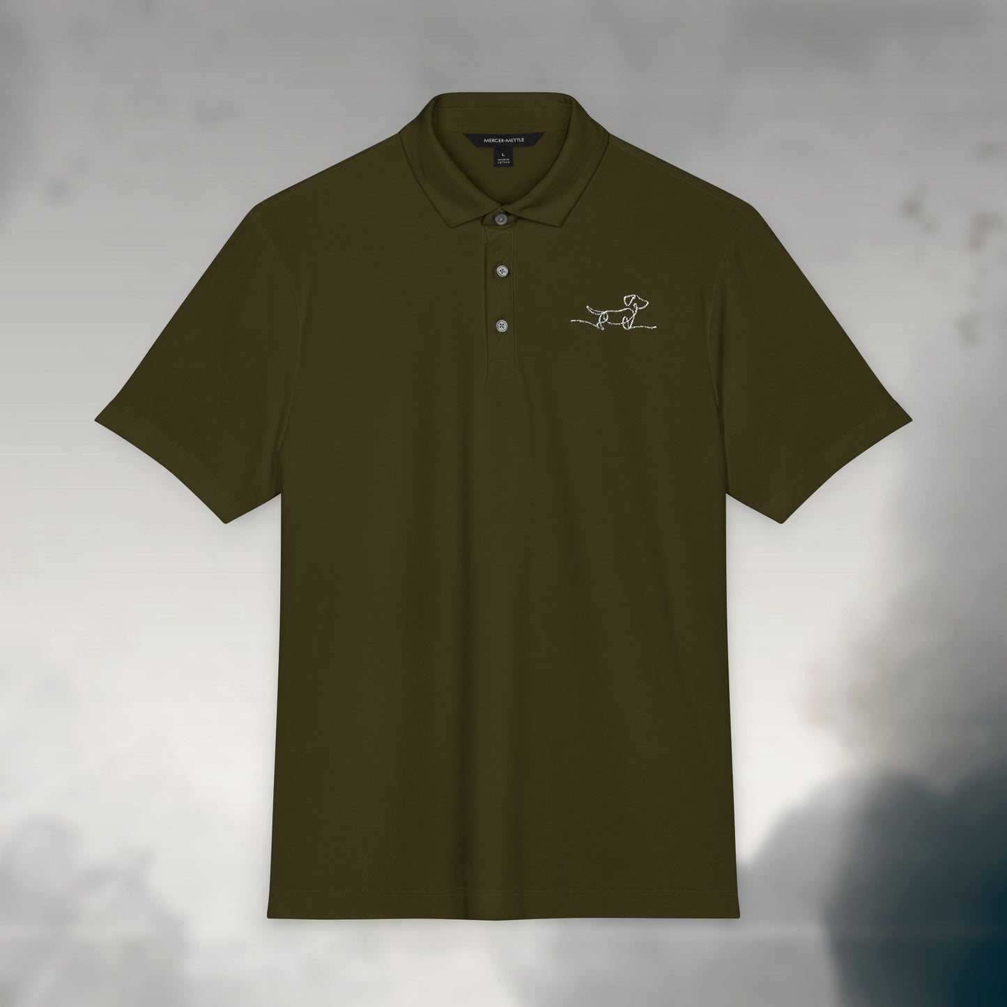 Open Course | Men’s Embroidered Stretch Polo
