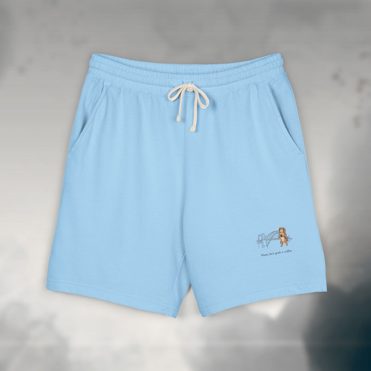 Mate Let's Grab A Coffee | Unisex Lightweight Sweat Shorts