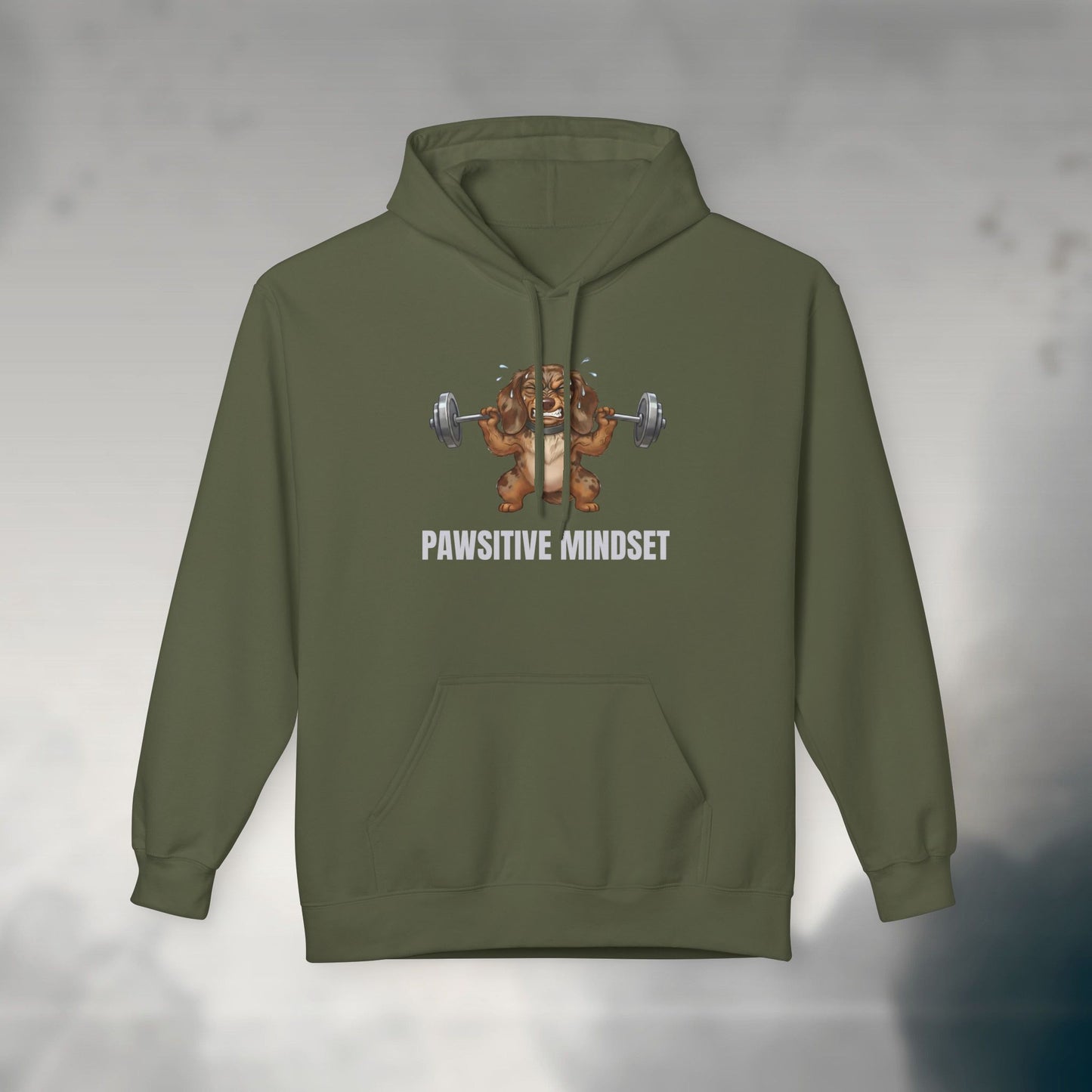 Pawsitive Mindset | Unisex Midweight Hoodie