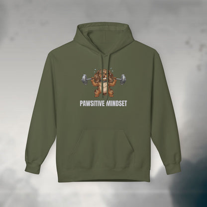 Pawsitive Mindset | Unisex Midweight Hoodie