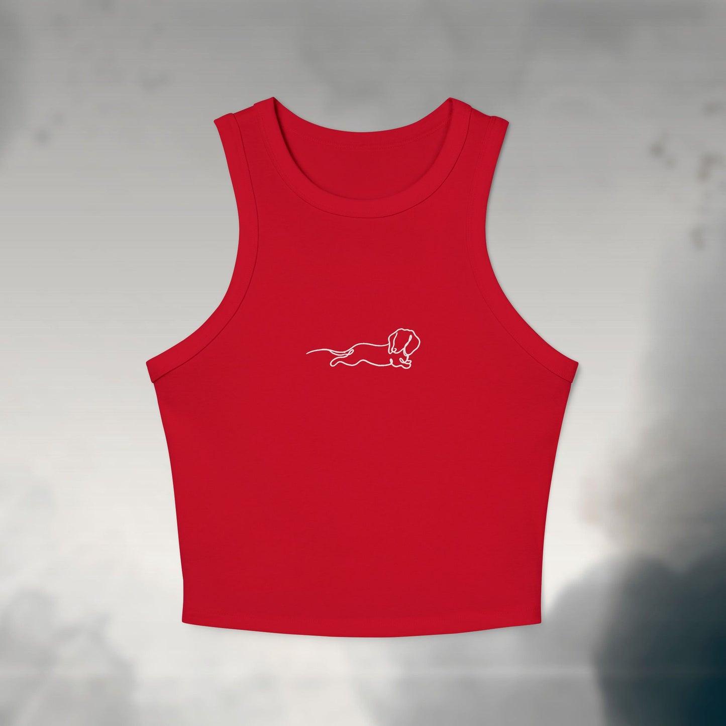 Signature Sketch Women's Micro Rib Tank Top
