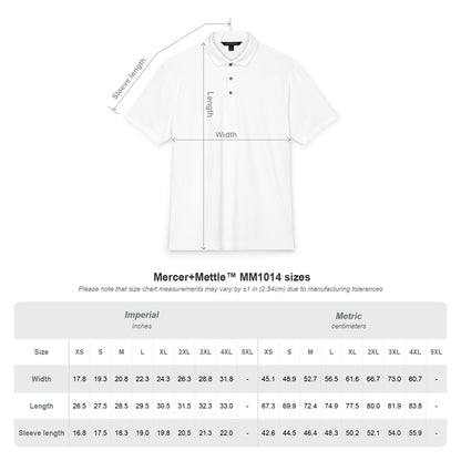 Quiet Nine | Men’s Embroidered Stretch Polo