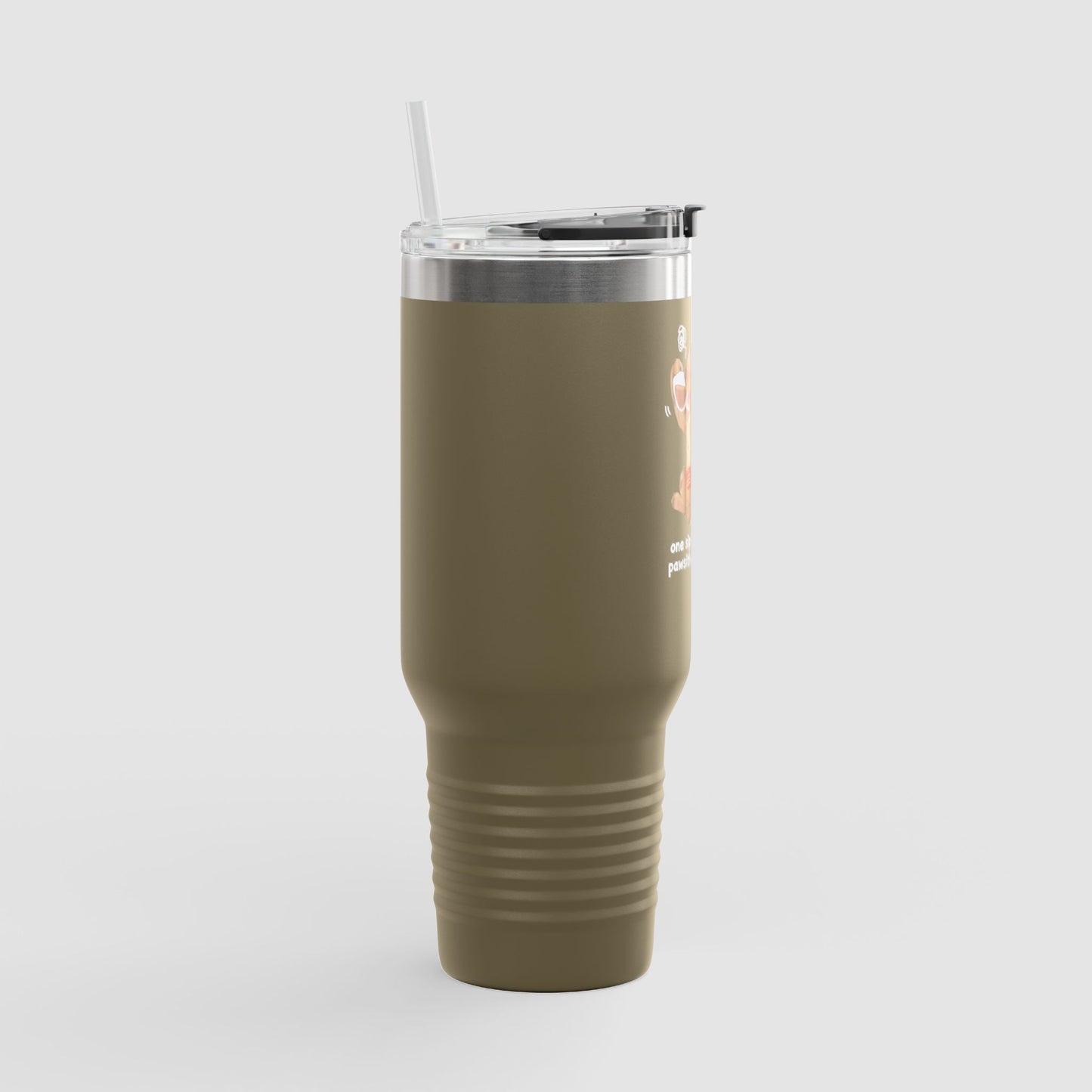 One Sip Closer to Pawsitive Thinking | 40oz Insulated Travel Mug