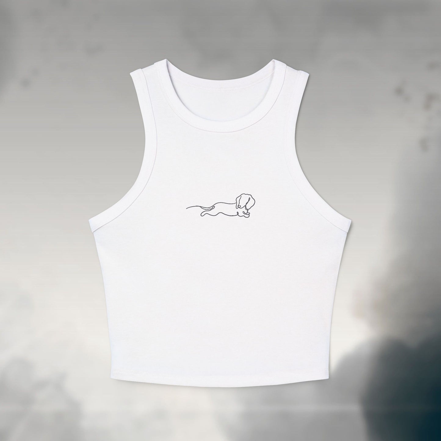 Signature Sketch Women's Micro Rib Tank Top