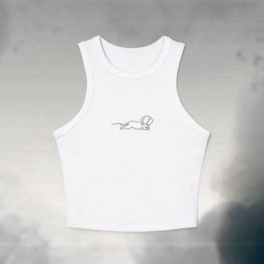 Signature Sketch Women's Micro Rib Tank Top