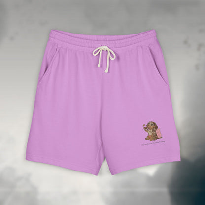 Unisex Garment-Dyed Lightweight Fleece Sweat Shorts