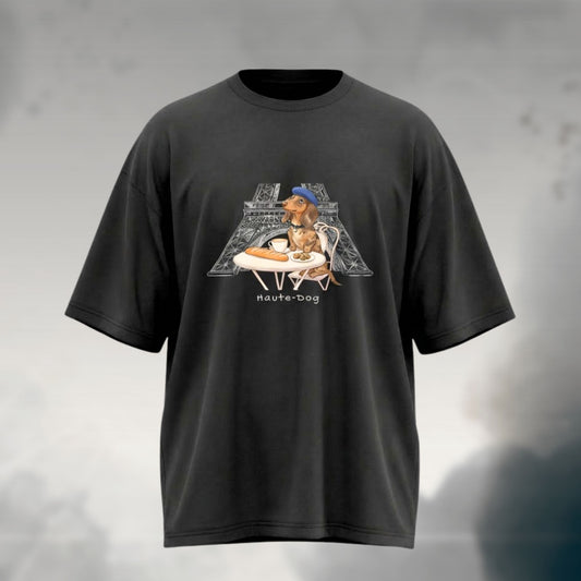 Haute-Dog Paris Dachshund | Unisex Softstyle T-Shirt