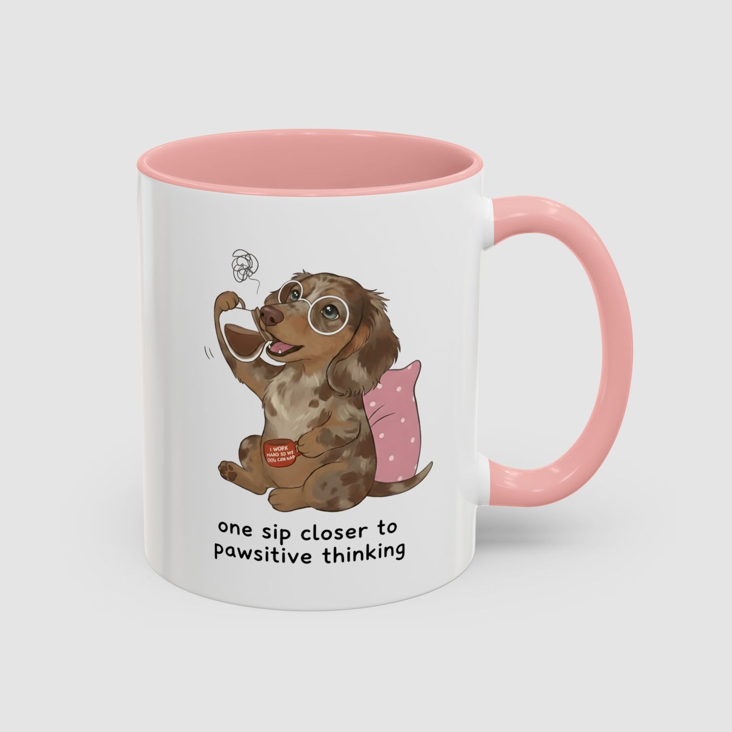 One Sip Closer To Pawsitive Thinking | Coffee Mug (11, 15oz)