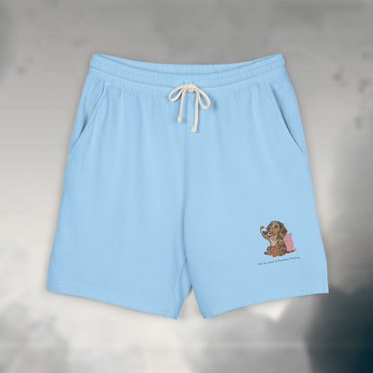 Unisex Garment-Dyed Lightweight Fleece Sweat Shorts