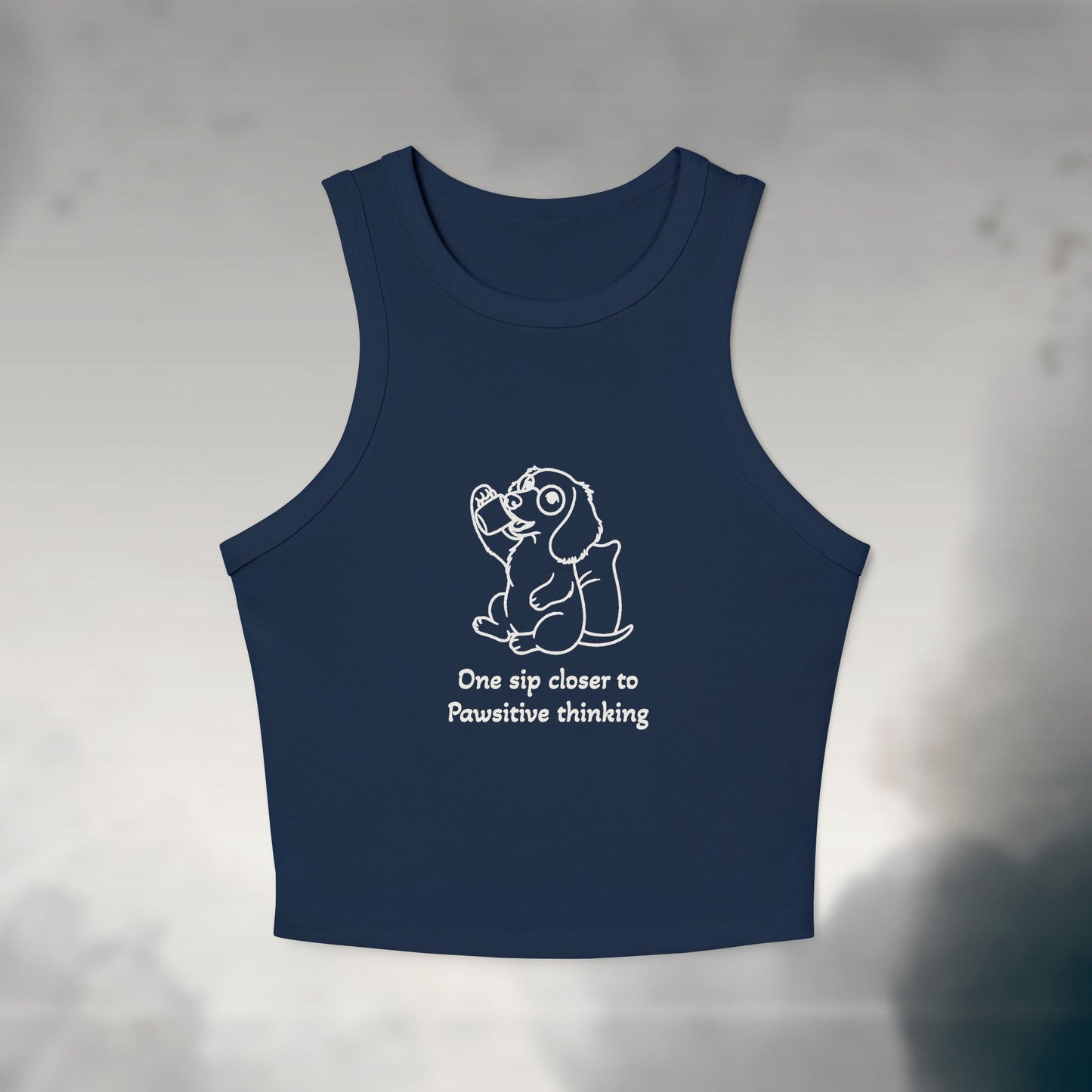 One Sip Closer Women's Micro Rib Tank Top