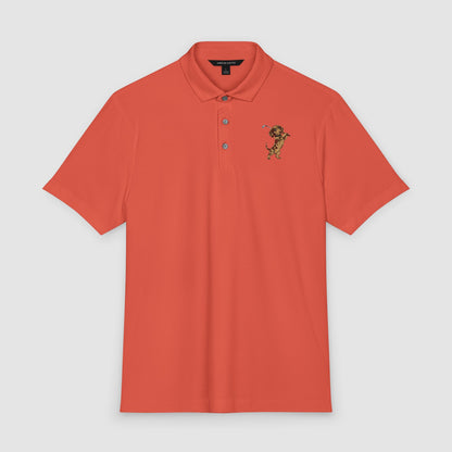 Quiet Nine | Men’s Embroidered Stretch Polo