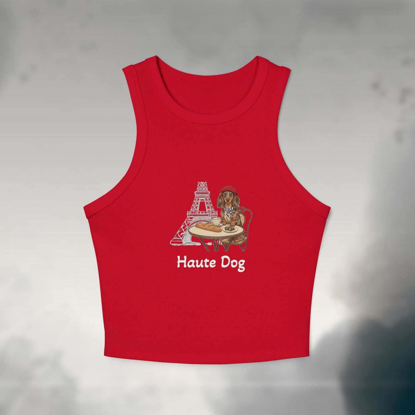 Haute Dog Women's Micro Rib Tank Top
