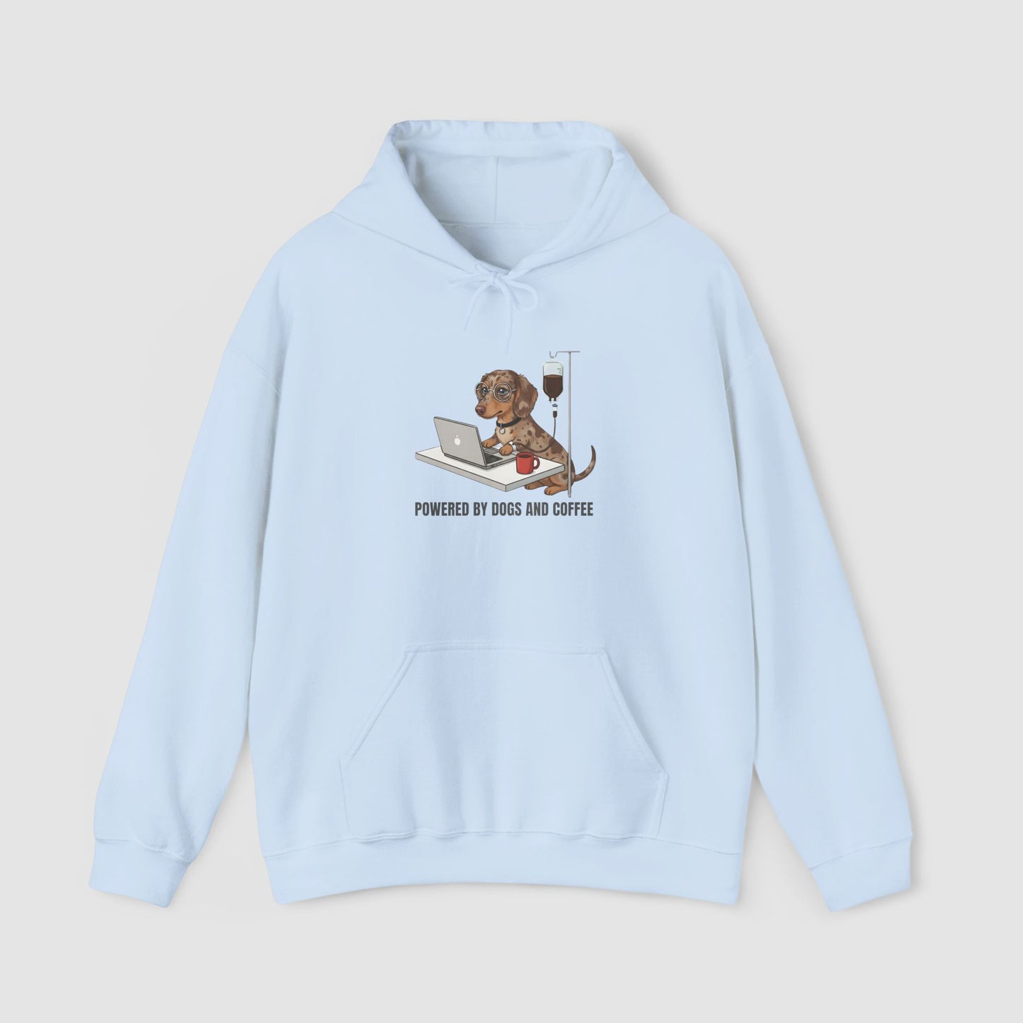 Powered By Dogs & Coffee | Unisex Hoodie