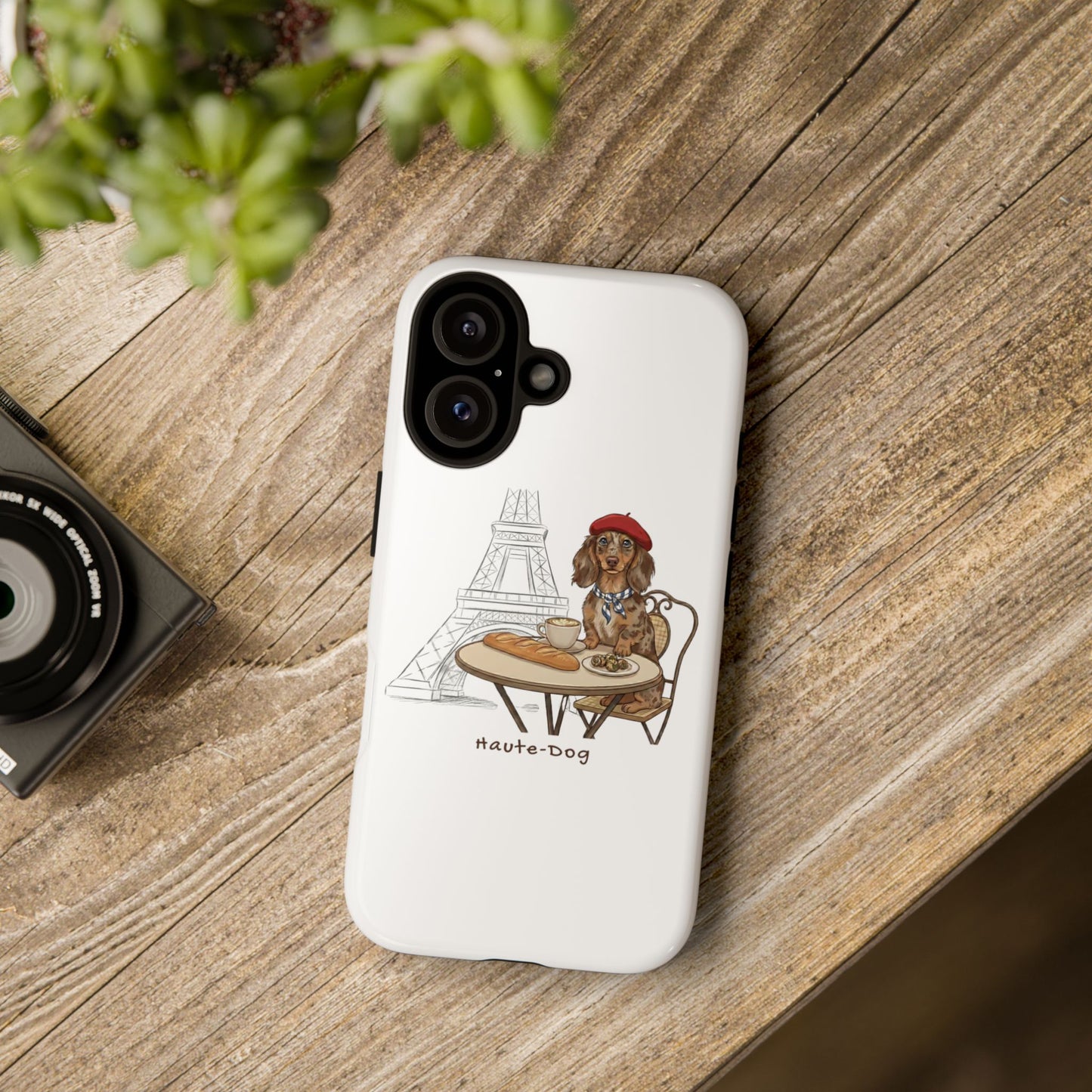 Powered by Dogs & Coffee Protective Phone Case