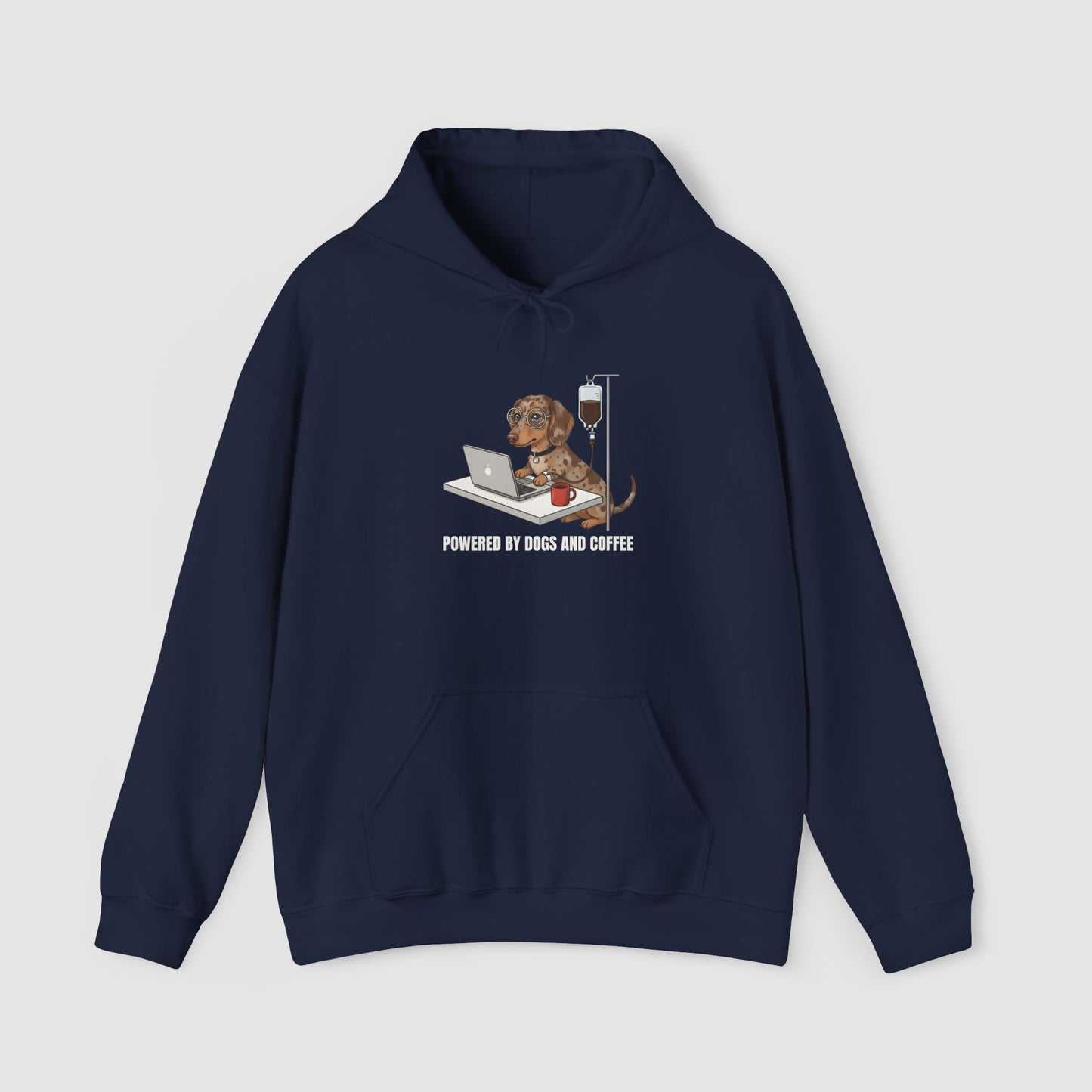 Powered By Dogs & Coffee | Unisex Hoodie