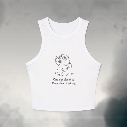 One Sip Closer Women's Micro Rib Tank Top