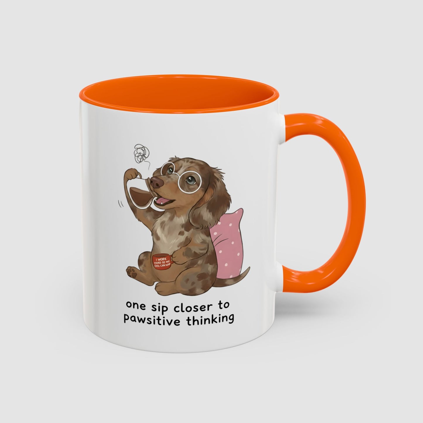 One Sip Closer To Pawsitive Thinking | Coffee Mug (11, 15oz)