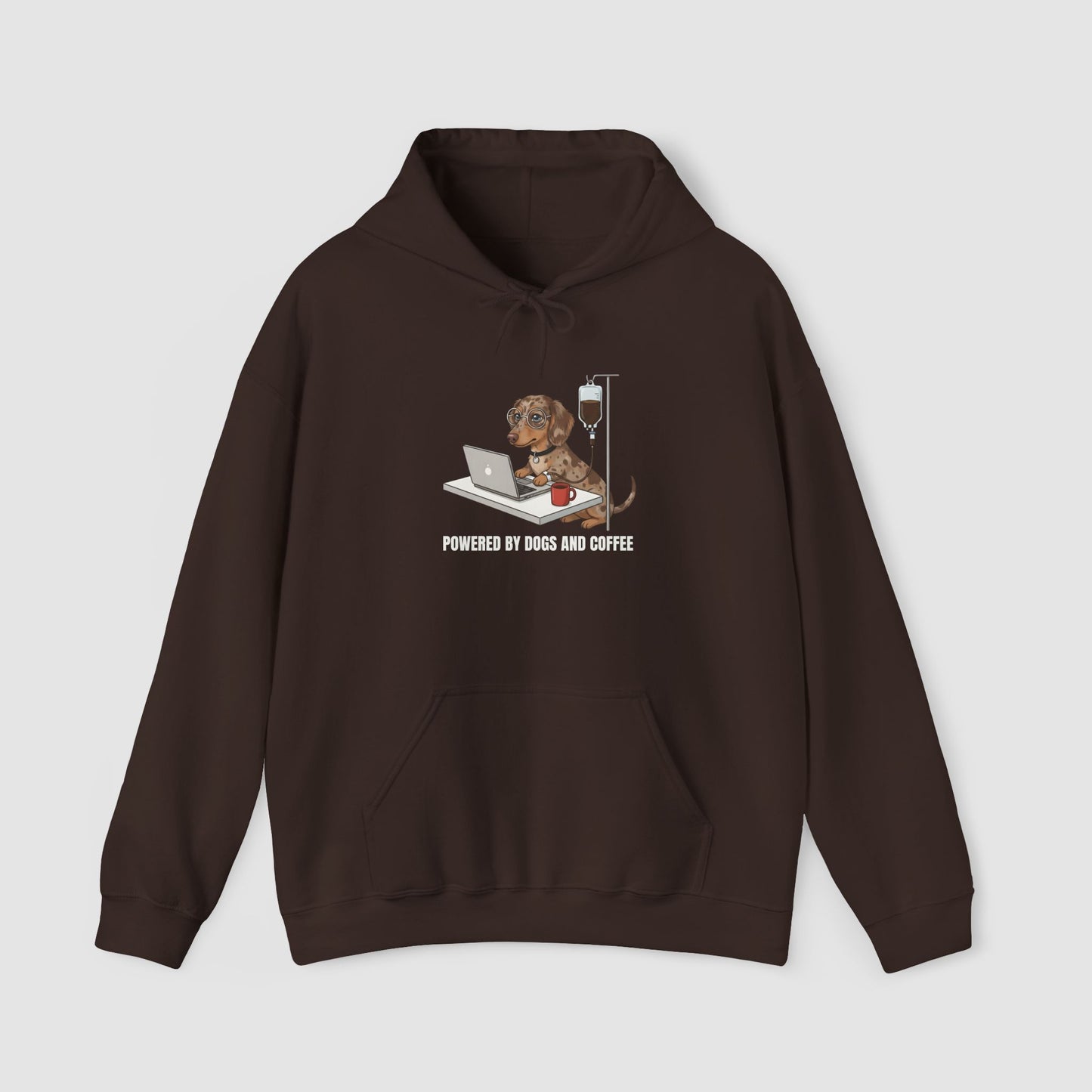 Powered By Dogs & Coffee | Unisex Hoodie