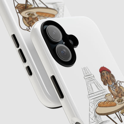 Powered by Dogs & Coffee Protective Phone Case