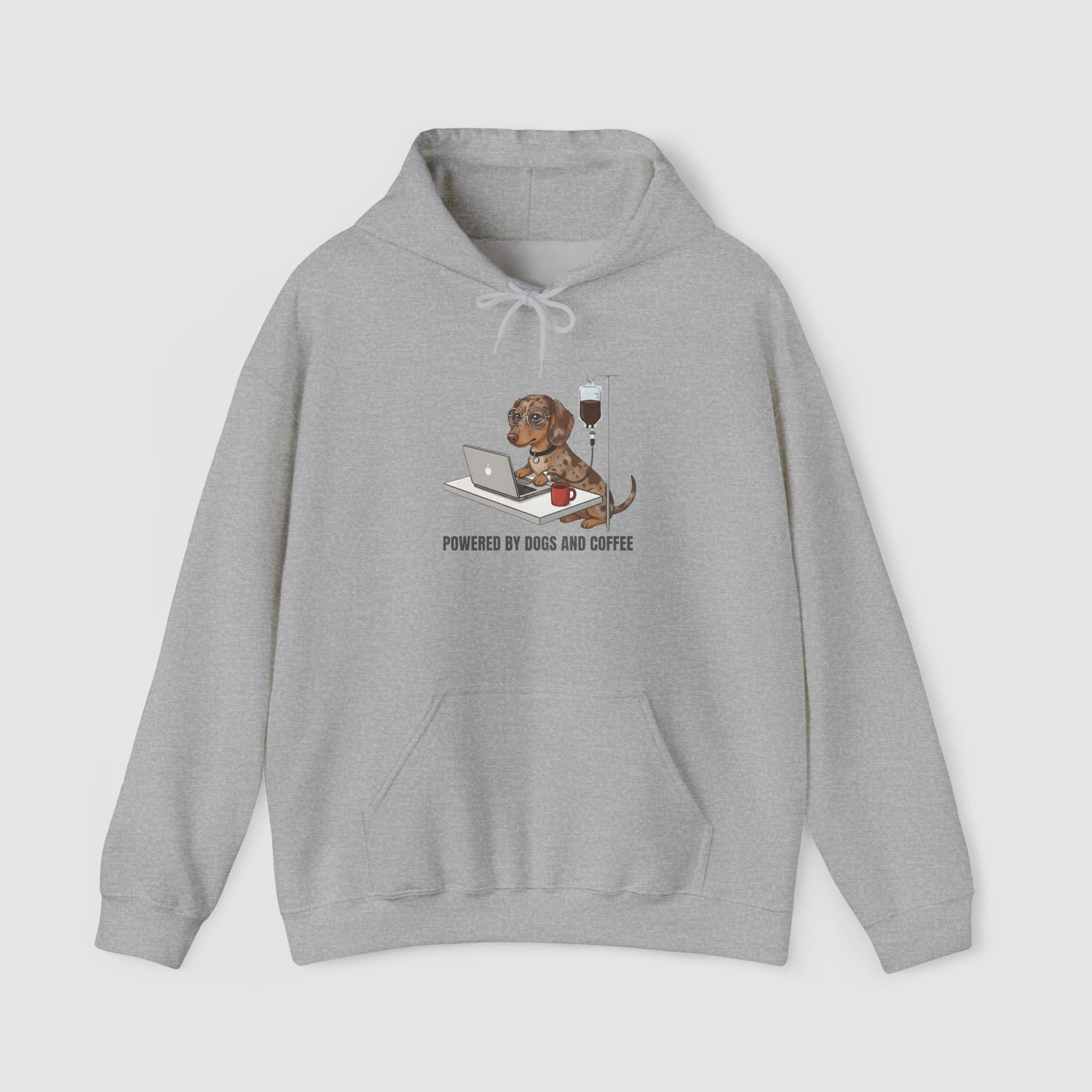 Powered By Dogs & Coffee | Unisex Hoodie