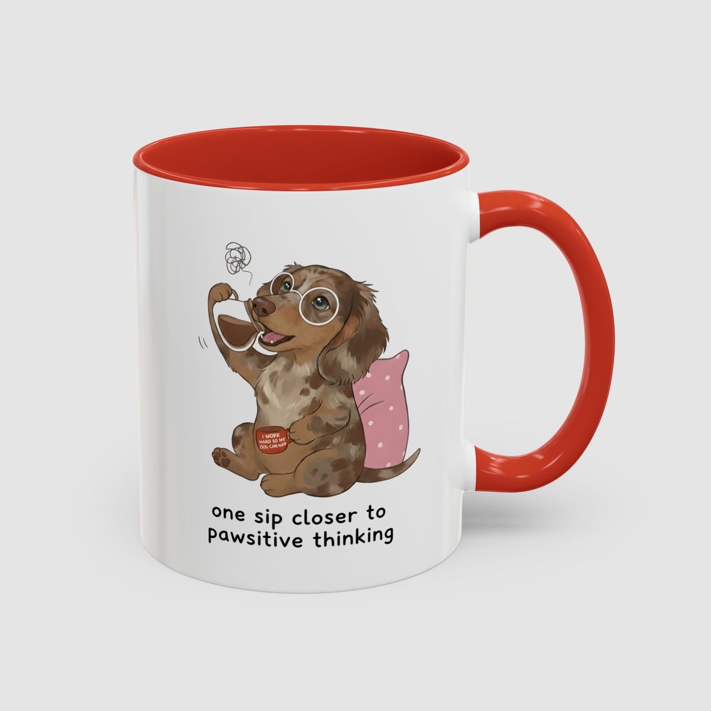 One Sip Closer To Pawsitive Thinking | Coffee Mug (11, 15oz)