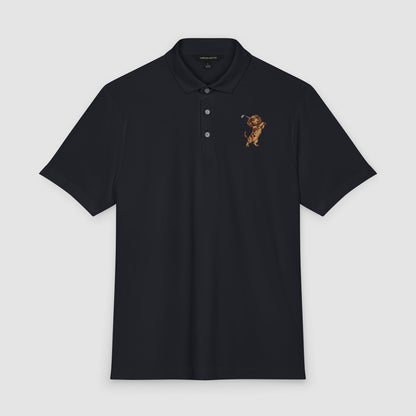 Quiet Nine | Men’s Embroidered Stretch Polo