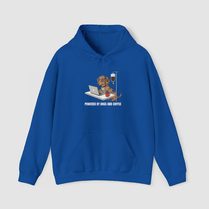 Powered By Dogs & Coffee | Unisex Hoodie