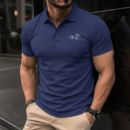 Open Course | Men’s Embroidered Stretch Polo